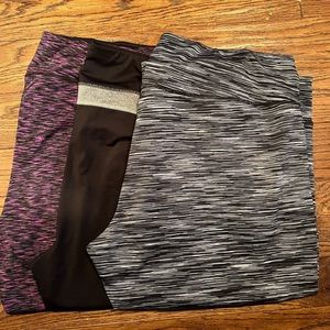 Lot of 3X Capri leggings